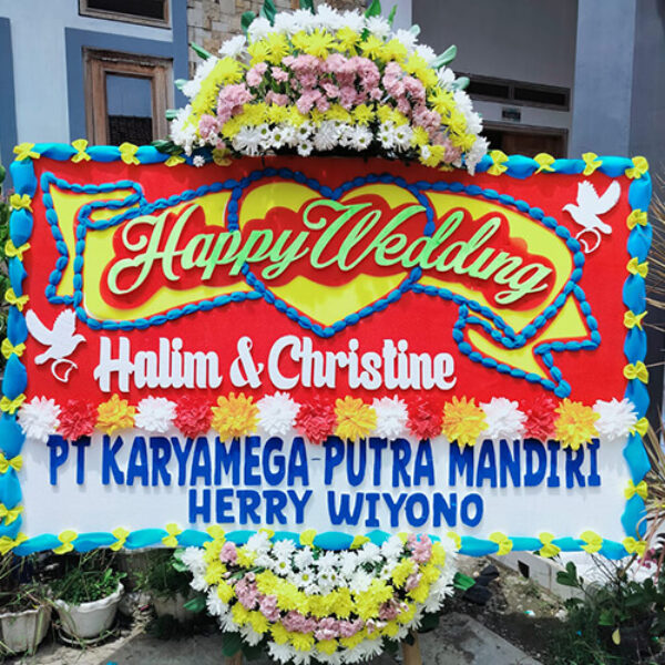Karangan Bunga Wedding