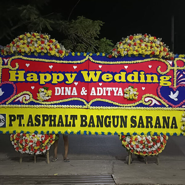 Karangan Bunga Wedding