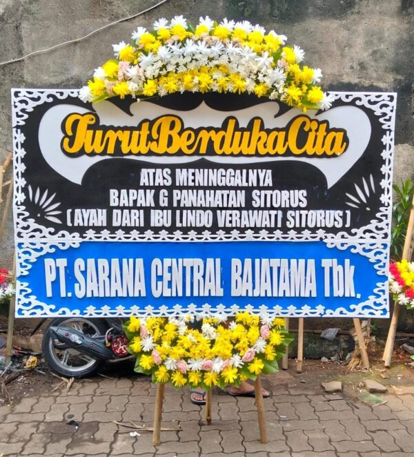 Karangan Bunga Duka Cita