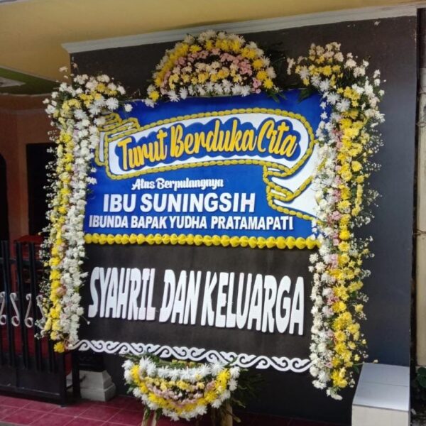 Karangan Bunga Happy Wedding