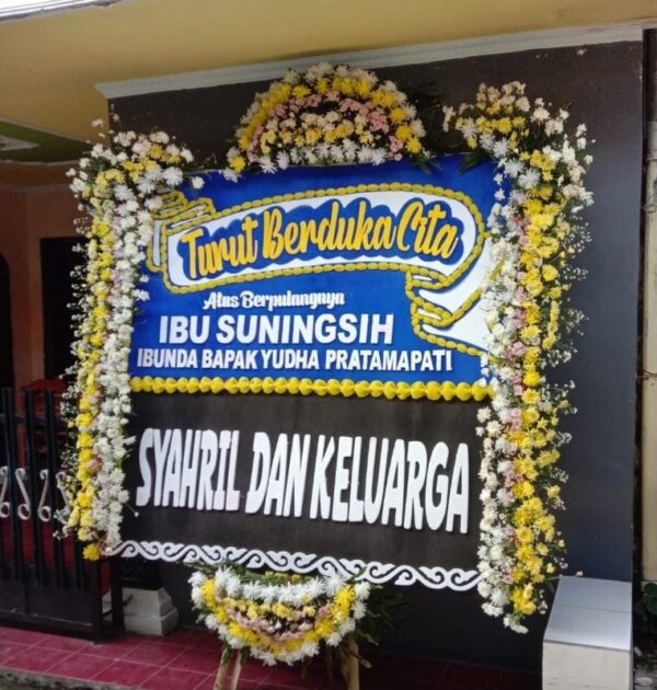 Karangan Bunga Happy Wedding